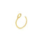 1pcs U Shaped Fake Nose Ring Hoop Septum Rings Stainless Steel Nose Piercing Fake Piercing Oreja Pircing Jewelry