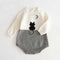 2021 Newborn Baby Girls Boys Knitted Romper Baby Clothes Cotton Woolen Baby Rompers Ruffle Infant Baby Boys Jumpsuit
