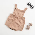2021 Newborn Baby Girls Boys Knitted Romper Baby Clothes Cotton Woolen Baby Rompers Ruffle Infant Baby Boys Jumpsuit