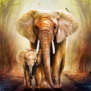 Full Round Diamond 5D diamond painting animal tiger fox diamond embroidery kit mosaic painting diy children gift