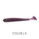 Supercontinent Impact Ring Shad Fishing Lure Soft 63mm 80mm 97mm Plastics Baits Swimbait Jigging Lure Artificial Baits