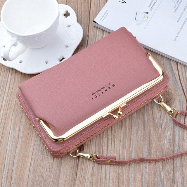Fashion Small Crossbody Bags Women Mini PU Leather Shoulder Messenger Bag For Girls Pink Bolsas Ladies Phone Purse Zipper Flap