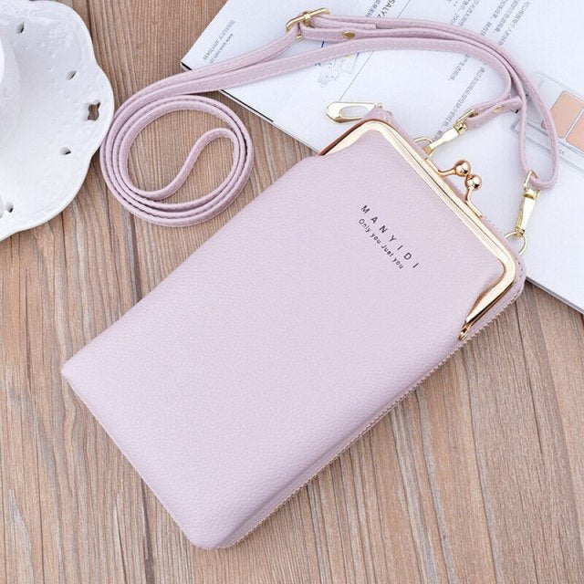 Fashion Small Crossbody Bags Women Mini PU Leather Shoulder Messenger Bag For Girls Pink Bolsas Ladies Phone Purse Zipper Flap