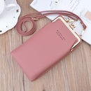Fashion Small Crossbody Bags Women Mini PU Leather Shoulder Messenger Bag For Girls Pink Bolsas Ladies Phone Purse Zipper Flap