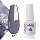 Arte Clavo Gel Nail Polish Pumpkin White Black UV LED Nail Matte Top Base Soak Off 8ml Fashion Manicure Nail Art Hybrid Acrylic