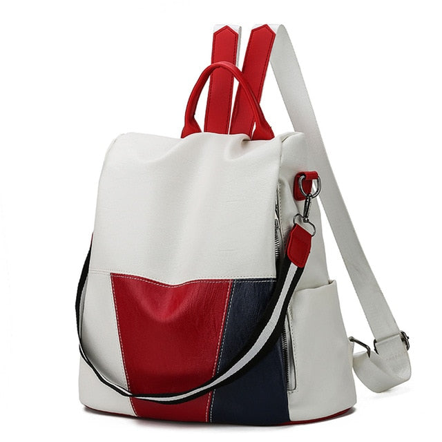 2020 New High Quality Leather Women Backpack Anti-Theft Travel Backpack Large Capacity School Bags for Teenage Girls Mochila