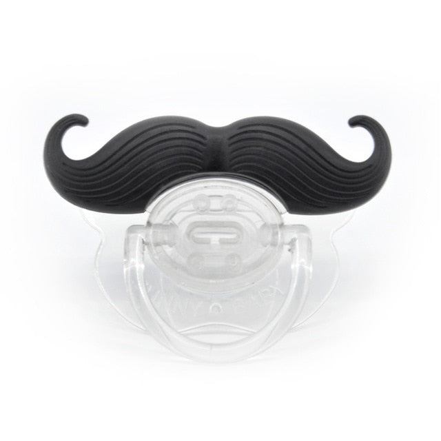 Top Silicone Funny Nipple Dummy Baby Pacifiers Soother Joke Prank Toddler Pacy Orthodontic Nipples Teether Beard Kiss Pacifier