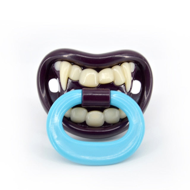 Top Silicone Funny Nipple Dummy Baby Pacifiers Soother Joke Prank Toddler Pacy Orthodontic Nipples Teether Beard Kiss Pacifier