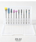 10 Pcs Diamond Milling Cutters For Manicure Carbide Nail Drill Bits Kits Equipment Tools