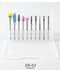 10 Pcs Diamond Milling Cutters For Manicure Carbide Nail Drill Bits Kits Equipment Tools