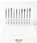 10 Pcs Diamond Milling Cutters For Manicure Carbide Nail Drill Bits Kits Equipment Tools
