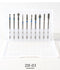 10 Pcs Diamond Milling Cutters For Manicure Carbide Nail Drill Bits Kits Equipment Tools