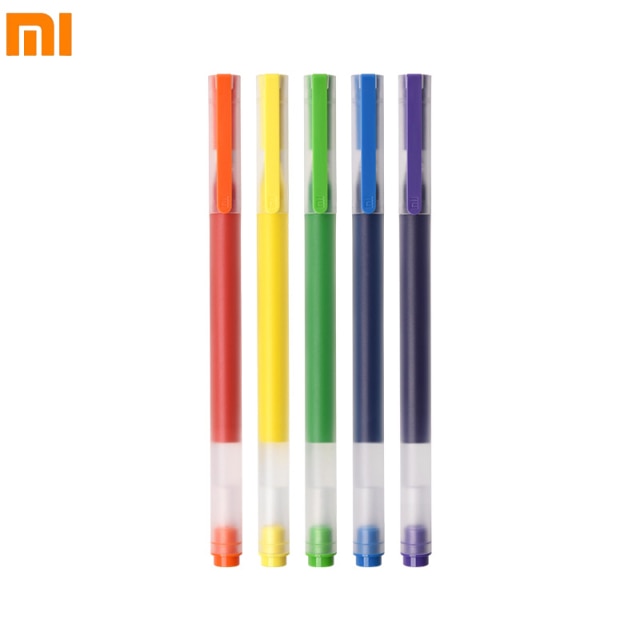 Original Xiaomi Mijia Gel Pen MI Pen 9.5mm Signing Pen PREMEC Smooth Switzerland Refill MiKuni Japan Ink (Black/Blue) Best Gift