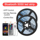 LED Strip Light, RGB 5050 Lights Music Sync Color Changing  Sensitive Built-in Mic, App Controlled LED Lights Rope Lights