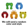 5Pcs/Lot Protection Baby Safety Cute Animal Security Door Stopper Baby Card Lock Newborn Care Child Finger Protector