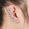 New Fashion Punk Butterfly Clip Earring for Teens Women Men Ear Cuffs Zinc Alloy Cool Jewelry Vintage Retro Chain Earings Metal