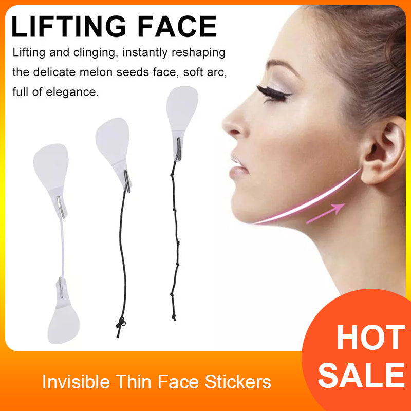 40Pcs/Set Invisible Thin Face Stickers V-Shape Face Facial Line Wrinkle Sagging SkinFace Lift Up Fast Chin Adhesive Tape