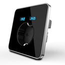 JIUBEI Wall Socket eu standard power outlet with dual home usb plug charger power socket with usb universal socket