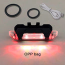 Bicycle Light Waterproof Rear Tail Light LED USB Style Rechargeable or Battery Style Bike Cycling Portable Light