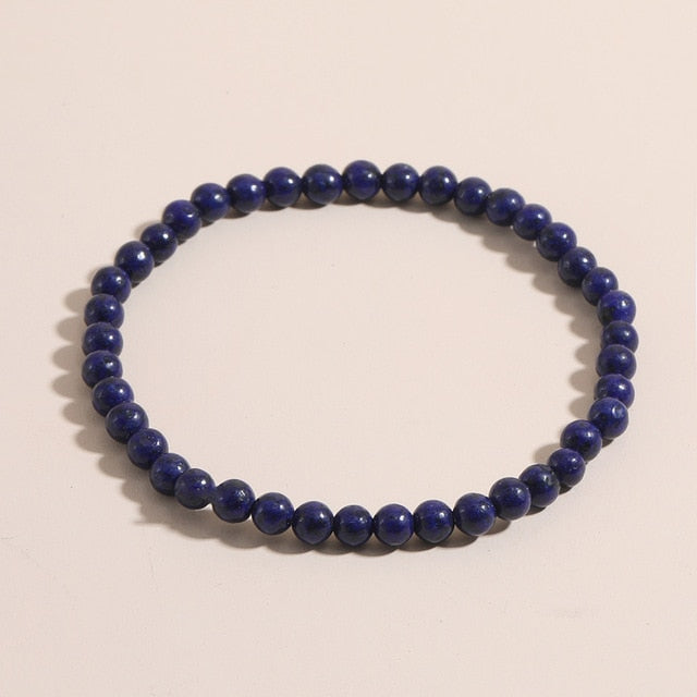 OAIITE 4mm Mini Energy Bracelets Natural Stone Beads Bracelet Yoga Meditation Men Women Bracelet Help to bring healthy