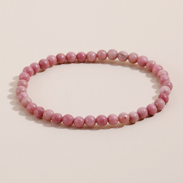 OAIITE 4mm Mini Energy Bracelets Natural Stone Beads Bracelet Yoga Meditation Men Women Bracelet Help to bring healthy