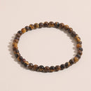 OAIITE 4mm Mini Energy Bracelets Natural Stone Beads Bracelet Yoga Meditation Men Women Bracelet Help to bring healthy