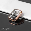 Watch case ultra-thin plated watch case for Apple 4 3 2 1 42MM 38MM soft transparent TPU cover for iWatch 5 44MM 40MMaccessories