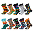 Unisex Happy Socks Retro Design Men Crew Socks Skateboard Socks Harajuku Women Cotton Socks Male Female