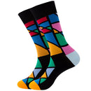 Unisex Happy Socks Retro Design Men Crew Socks Skateboard Socks Harajuku Women Cotton Socks Male Female