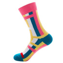 Unisex Happy Socks Retro Design Men Crew Socks Skateboard Socks Harajuku Women Cotton Socks Male Female