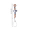 1PC Baby Pacifier Chain Elephant Wooden Clip Geometric Crochet Beads Bag Wood Teether Tiny Rod Dummy Clips Baby Pacifier Holder