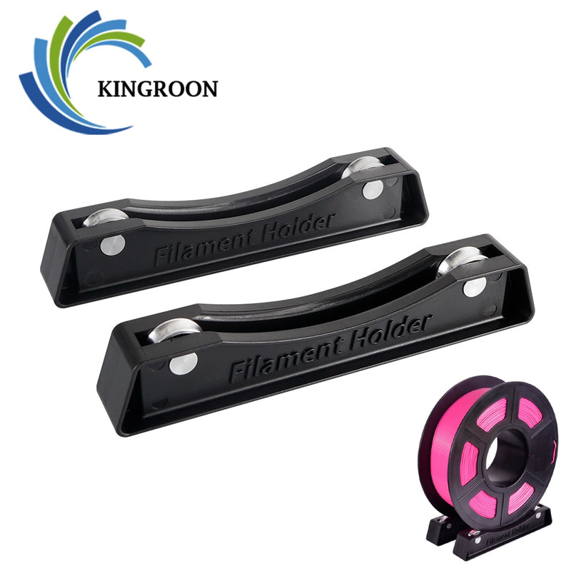 KingRoon Tabletop Filament Spool Holder Material Shelves Supplies Fixed Seat For ABS PLA 3D Printing Material Rack Tray Black