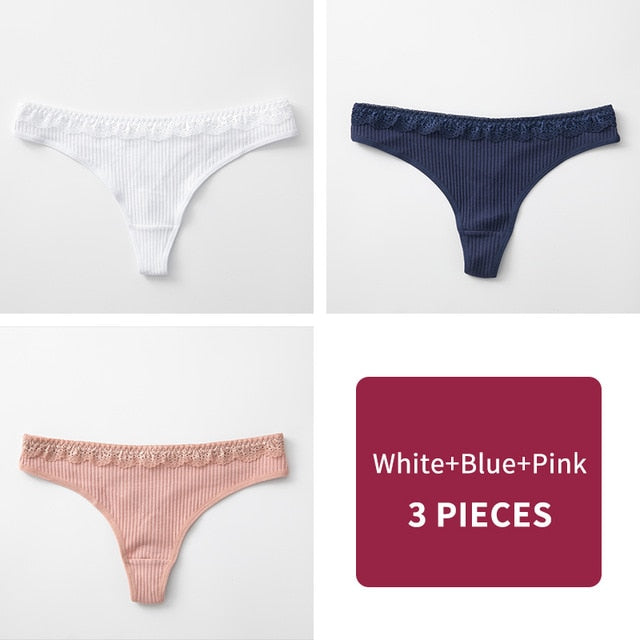 Women's Cotton G-String Thong Panties String Underwear Women Briefs Sexy Lingerie Pants Intimate Ladies Letter pink