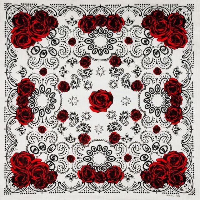 New Design Fashion Hip Hop 100% Cotton Skull Bandana Square Scarf Black Paisley Bicycle Headband For Women/Men/Boys/Girls