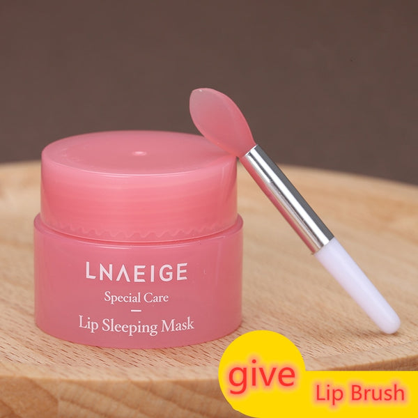 3g South Korea lip care sleep mask night sleep maintenance Moisturizing Lip Gloss Pink Lip bleach cream Nourishing Lip Care