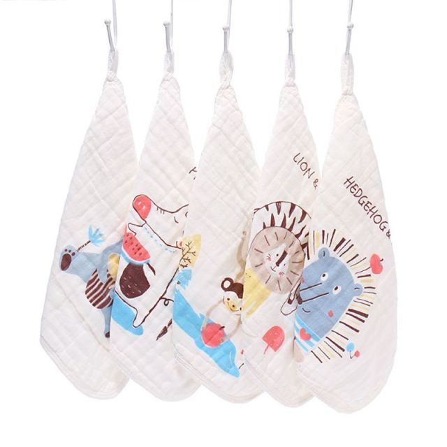 5~10pcs Baby Infant Towel Muslin Towel Handkerchiefs Two Layers Wipe Towel 6 layer densely woven muslin cotton Adult kids Towels