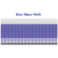 0.35mm Fine Gel Pen Blue/Black Ink Refills Rod for Handle Marker Pens School Gelpen Office Student Writing Drawing Stationery