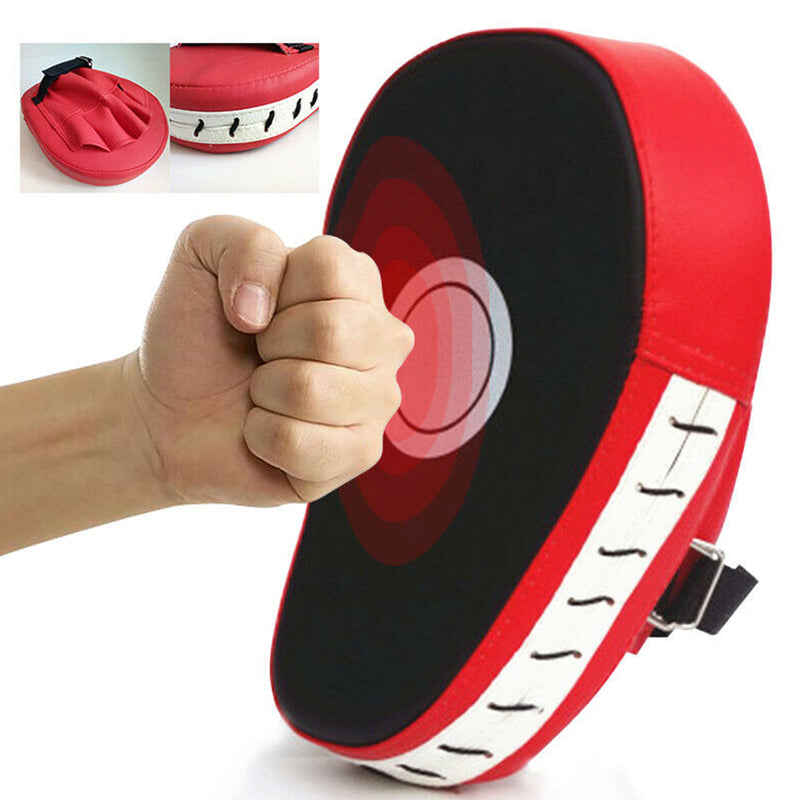 Curved Boxing Muay Thai Hand Target Sanda Training Thickened Earthquake-resistant Curved Baffle PU Five-finger Hand Target