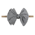 New Baby Girls Elastic Bow Headband Fashion Hair Bows Knot Nylon Hair Bands Newborn Toddler Kids Headwear Hair Accessories