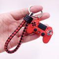 Creative Video Game Handle Keychain Simulation Joystick Model Key Chain Ring Pendant Men Women Couple Key Holder Trinket Gift