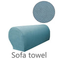 1/2/3/4 Seats Stretch Sofa Cushion Cover Pet Kids Furniture Protector Polar Fleece Spandex Washable Removable Slipcover