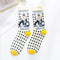 Occident Fashion Colorful Print Socks Women with Mushroom Spring Woman Socks Cotton Calcetines Mujer Meias 010202