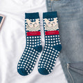 Occident Fashion Colorful Print Socks Women with Mushroom Spring Woman Socks Cotton Calcetines Mujer Meias 010202