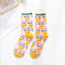 Occident Fashion Colorful Print Socks Women with Mushroom Spring Woman Socks Cotton Calcetines Mujer Meias 010202