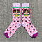 Occident Fashion Colorful Print Socks Women with Mushroom Spring Woman Socks Cotton Calcetines Mujer Meias 010202
