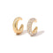 2020 New Fashion Pearl Ear Cuff Bohemia Stackable C Shaped CZ Rhinestone Small Earcuffs Clip Earrings for Women Wedding Jewelry