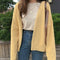 2020 Autumn Winter Women Cardigan Warm Knitted Sweater Jacket Pocket Embroidery Fashion Knit Cardigans Coat Lady Loose Sweaters