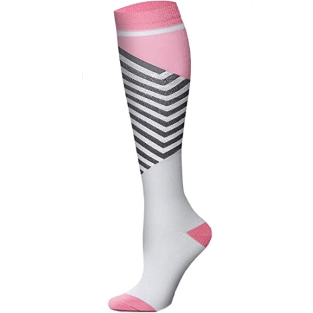 Compression Stocking 30 Mmgh Knee High Running Sports Socks Edema Varicose Veins Marathon Nurse Compression Socks Women Men