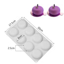Oblate Shaped Silicone Mold Round Cake Mousse Mold for Baking Tray Chocolate Dessert Baking Pan Cake Decorating Tools
