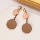 New Korean Statement Earrings for Women Brown Arcylic Geometric Dangle Drop Gold Earing Brincos 2020 Trend Fashion Jewelry Gifts